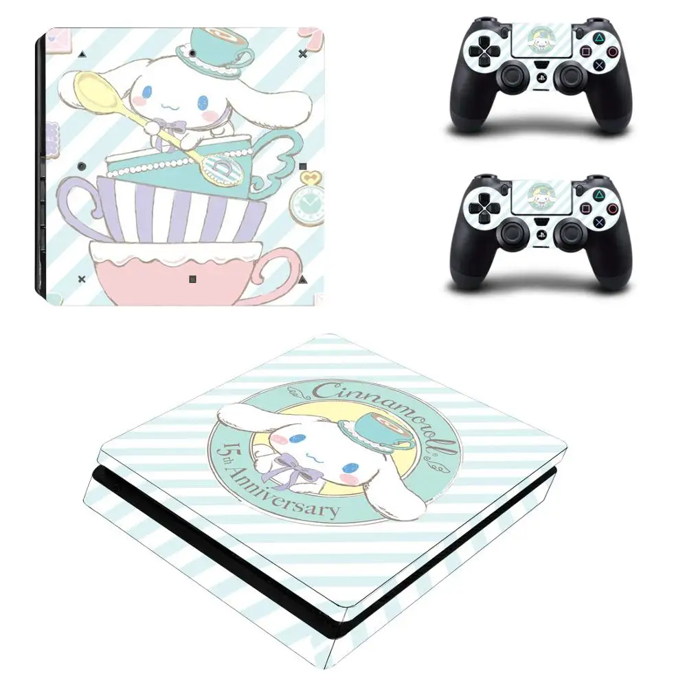 PS4 Slim Cinnamoroll наклейка s PS 4 Play station 4 Slim Skin Наклейка Pegatinas для playstation 4 Slim консоль и контроллер