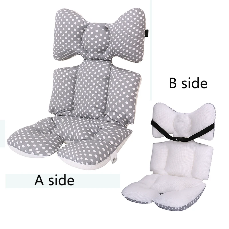 Подушечка Для сиденья детской коляски, Автомобильная подушка для сиденья, хлопковые матрасы, подушка для детской коляски, утолщенная мягкая подушка, подушка для кресла на колесиках