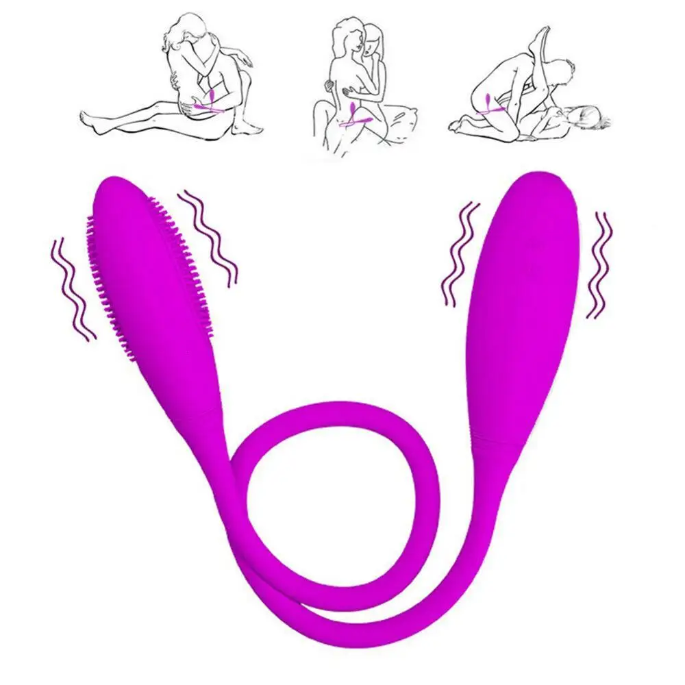 WITH BOX Dual Vibrator 7 Speeds Double Head Jump Egg Bullet Dildo Anal Butt Plug Adult Sex Toy For Couple Men Women | Красота и