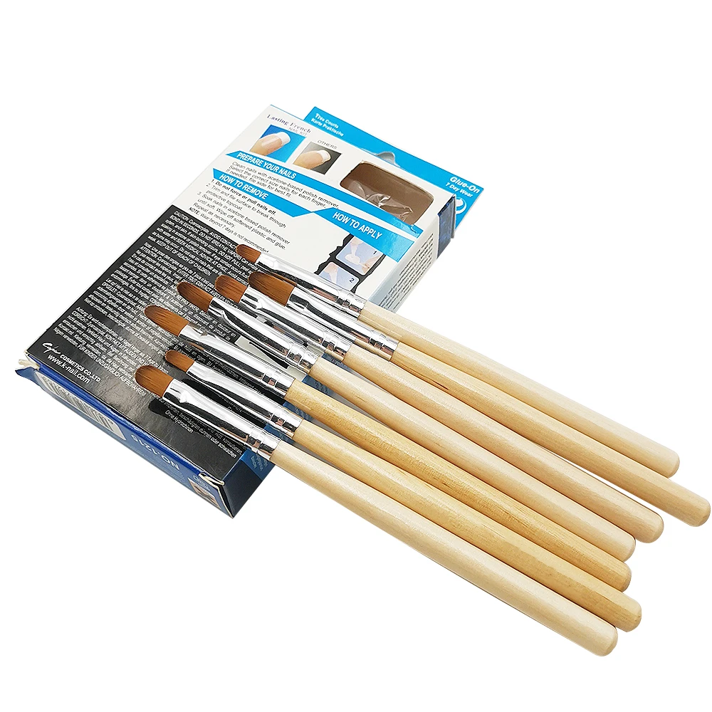 3/7pcs Nail Pen Brush 7 Different Sizes Nail Glue Phototherapy Pen Professional Salon Home Use Gel Brush