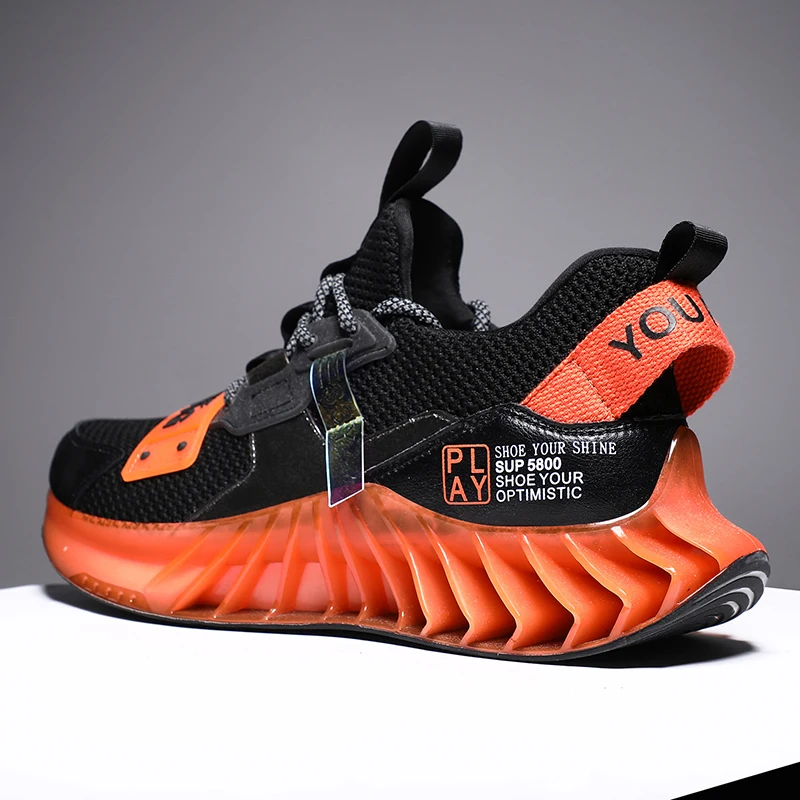 

2021 Men Casual Shoes Flying Woven Sneakers Blade Designer Running Shoes Cushioning Outdoor Jogging Sport Shoes Zapatos Hombre