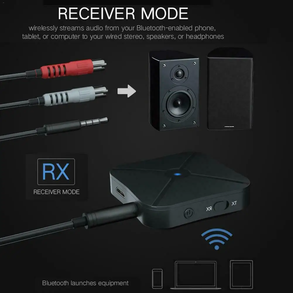 RCA кабель передатчик адаптер потоковой передачи 3,5 мм компьютер Bluetooth беспроводной для ноутбука электронный
