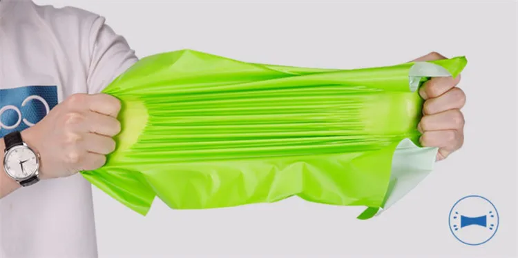 Thick Fruit Green Poly Mailer Adhesive Envelope Bag Plastic Mailing Clothing Dress Gift Box Jacket Child Toys Packaging Pouches 2