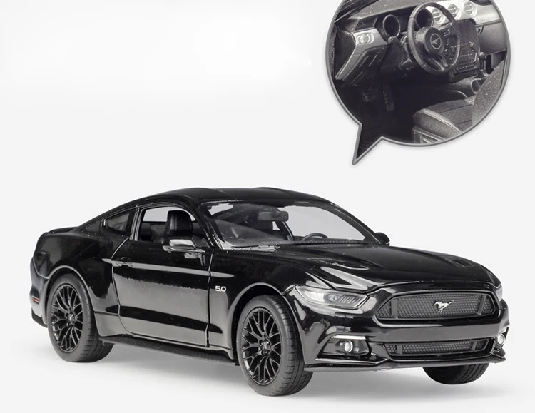 WELLY литье под давлением автомобиля 1:24 Масштаб Ford Mustang GT классическая модель автомобиля металлический спортивный автомобиль игрушечный автомобиль из сплава для детей Коллекция подарков