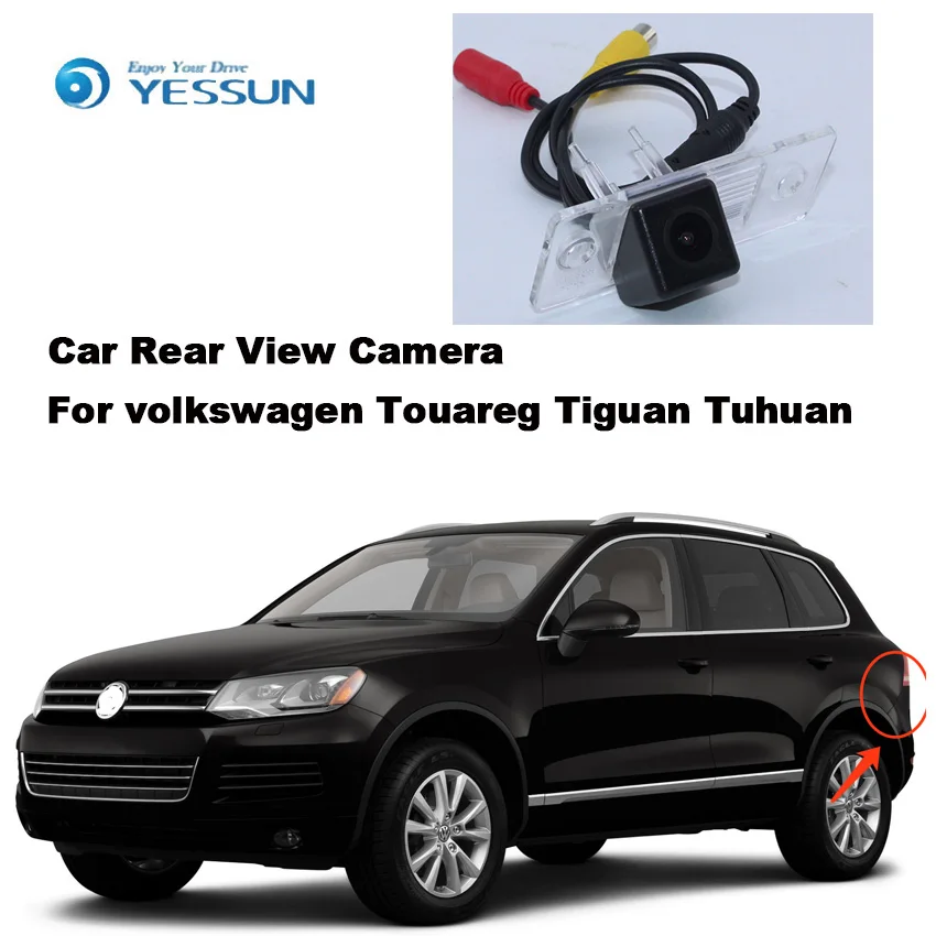 

Car Parking Rear View Camera For volkswagen Touareg Tiguan Tuhuan CCD HD Night Vision Waterproof Backup Reverse CAM