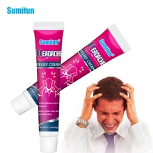 

1Pc Headache Cream Herbal Migraine Treatment Medical Ointment Relax Nerve Soothing Dizziness Refreshing Pain Relief Plaster