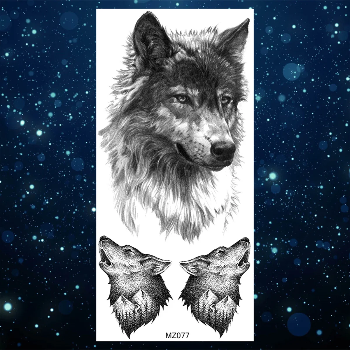 Realistic Black Lion Warrior Temporary Tattoos For Women Adult Wolf Forest  Fake Tattoo Fashion Body Art Waterproof Tatoo Sticker - Temporary Tattoos -  AliExpress