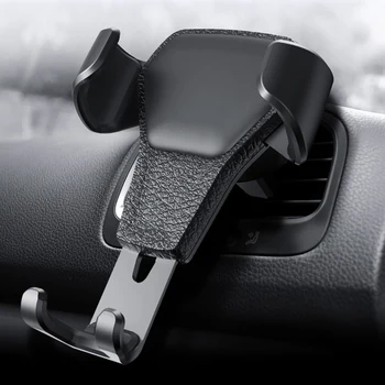 

Gravity Reaction Car Phone Holder Automobiles Air Vent Mount Stand Clip Grip In Car Smartphone Support Bracket Accessories Gifts