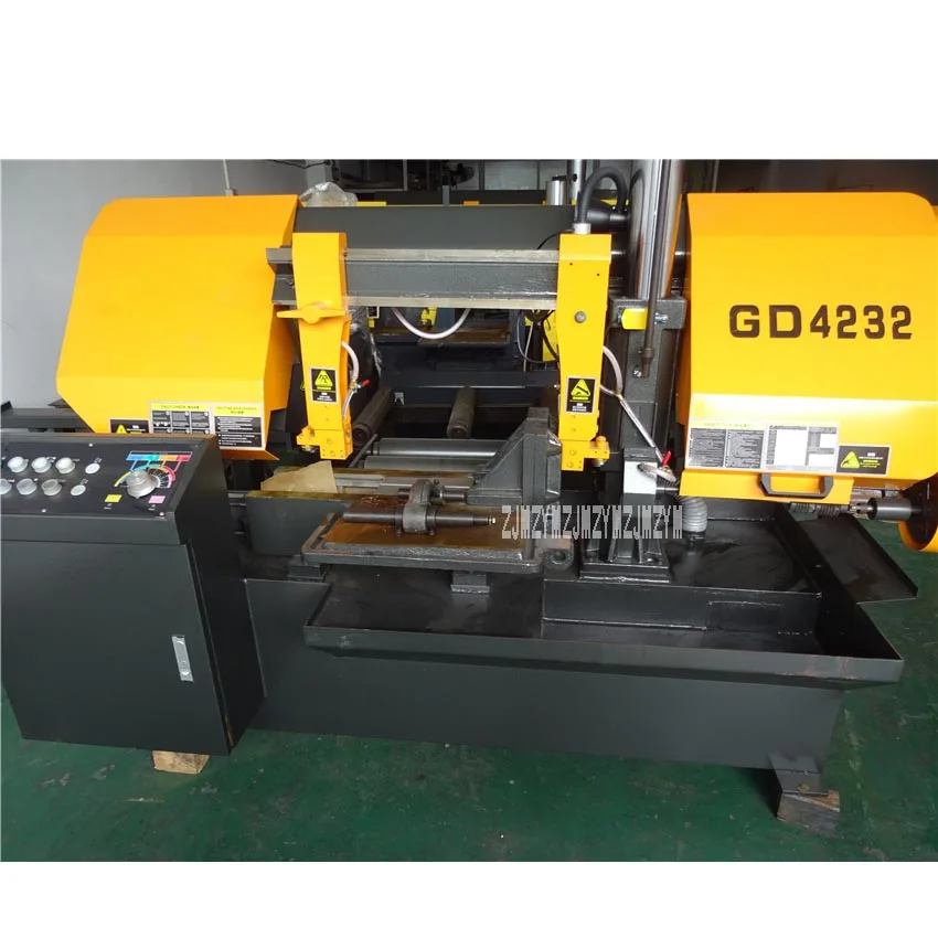 GD4232 ленточная Пильная машина промышленного класса металлическая Пильная машина Горизонтальная ленточная пила машина 220 В/280 В 4 кВт 20.35.45.65.80 ...