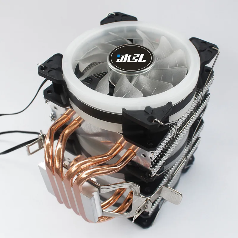 Tubo de Cobre Ventilador de Refrigeração Bing Hong Duplo Torre Cpu Cooler Lga 775 1155 1366 2011 X79 X99 Amd3 Am4 Universal pc Silencioso Rgb Pwm 4 - Imagem 6