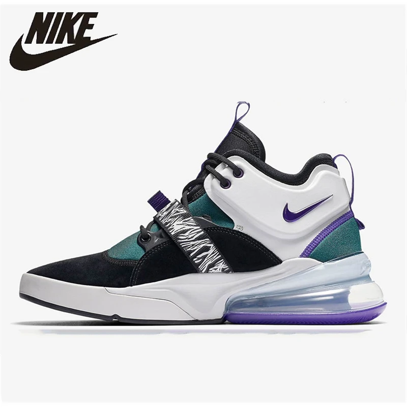 NIKE Air Force 270 Женские Кроссовки Новое поступление Оригинальные удобные легкие кроссовки Air Max 270 # AJ8208