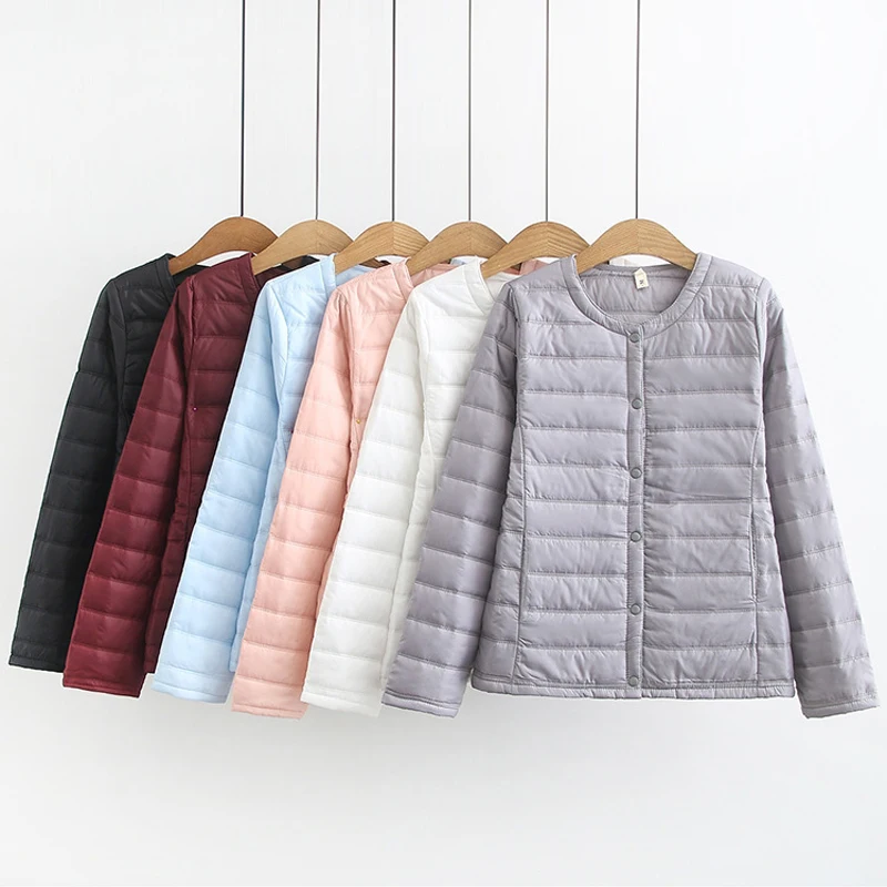 

Plus Size 4XL Light Duck Down Women Matt Fabric Lightweight Coat Warm Female Windbreaker Parka Women's Down Jackets Coats New
