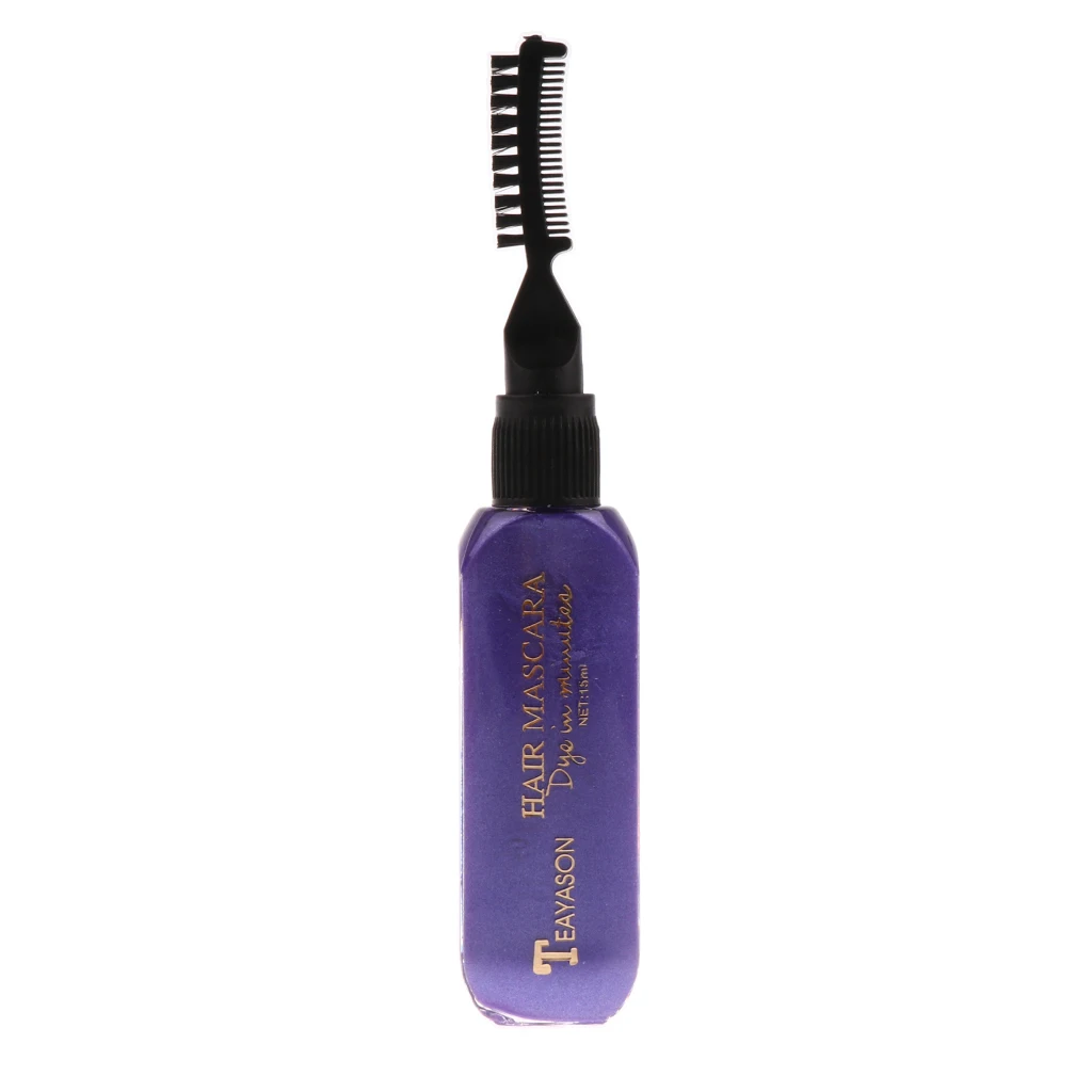 Washable Professional Hair Color Chalk Temporary Hair Dyeing Mascara for Salon Hairdressing Home DIY Tint Highlight 