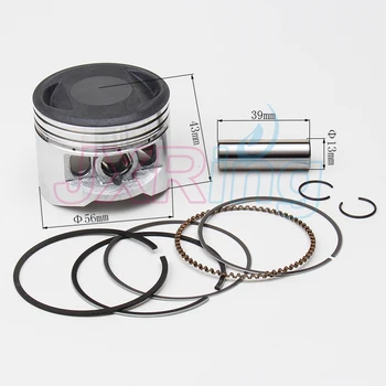 

56mm 13mm Pin Piston Ring Kit ZHONGSHEN 140cc Engine PIT PRO DIRT BIKE