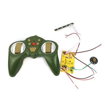 

6CH 2.4Ghz 30 Meter Radio Transmission Remote Control Receiver Board for DIY Tank Ship