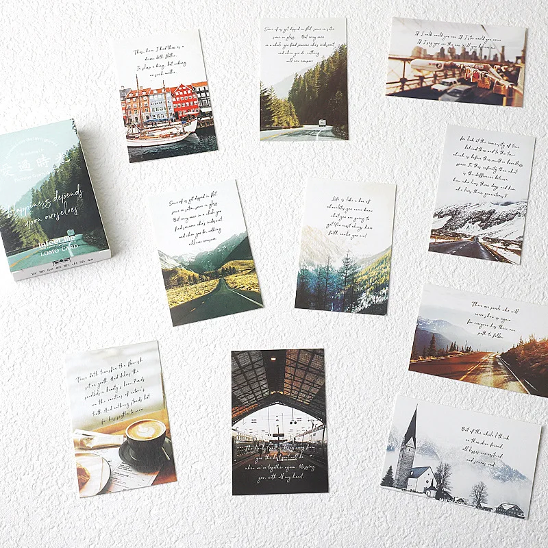 28 Sheets/Set Novelty Intouchables Lomo Card Mini Postcard Greeting Card Birthday Letter Gift Message