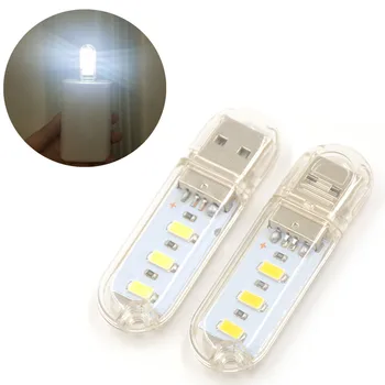 

USB Mini Portable Bright LED Night Light USB Lamp Reading Light For PC Laptops Computer Mobile Power Camping Lamp