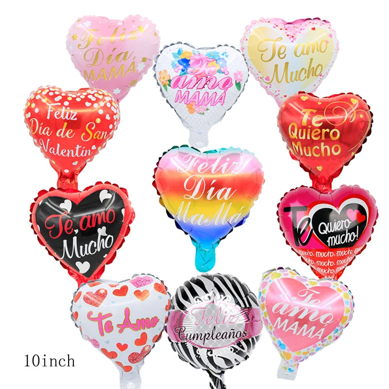 Ballons En Aluminium Pour Joyeux Anniversaire Pieces 10 Pouces A Air Pour La Saint Valentin Aliexpress