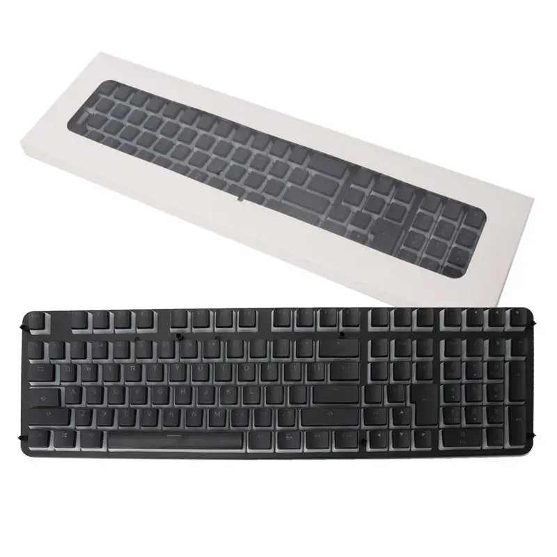 RGB 110 Keycaps ANSI макет добавить ISO PBT пудинг двойной кожи молочный снимок с подсветкой