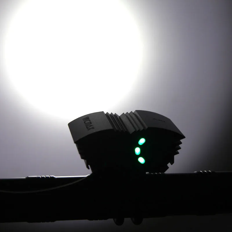 

5000 LM Waterproof 2* XM-L U2 LED Bicycle Cycling Bike Light Lamp + Battery Pack and Charger