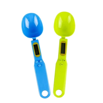 

2 Pcs Portable LCD Digital Kitchen Scale Measuring Spoon Gram Electronic Spoon Weight Volume Food Scale