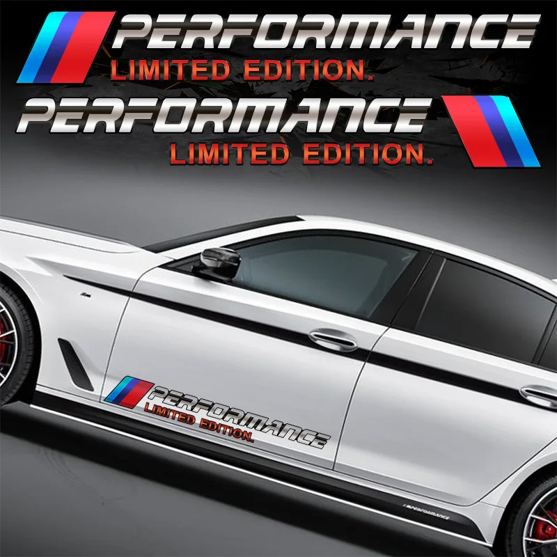 2 шт. наклейки на боковые юбки автомобиля BMW M 1 3 4 5 6 7E Z X M3 M5 M6 Mline | Автомобили и