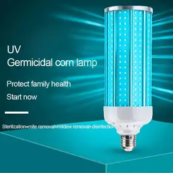 

UV Disinfection Lamp E27 UVC Germicidal Lamp 100W Germicidal Light Ultraviolet lamp Sterilizing light with Timer Function
