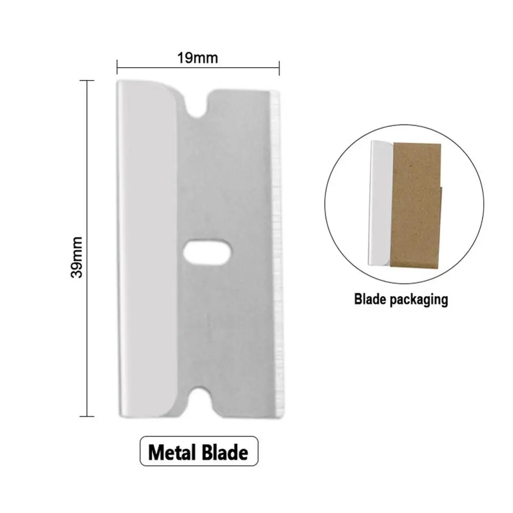 21/34pcs Plastic Steel Handle Razor Scraper Ceramic Glass Oven Window Tinting Tool Blade Car & Window Tint Ceramic Glass Scraper ► Photo 3/6