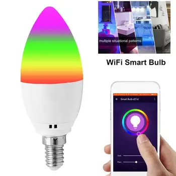 

RGBW Super Bright Durable LED Bulb LED Lamp LED Light Bulb for Amazon Alexa Home Party Wireless APP Control Decoration