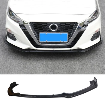

Loyalty for Nissan Altima 2018 2019 Exterior Front Bumper Lip Spoiler Trim ABS Gloss Black Car Accessories Auto Styling
