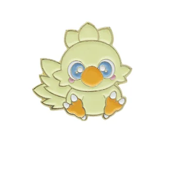 

Final Fantasy Chocobo Pins brooch Cute Pokemon Go pin Pocket Monsters Figure backpack badge men women bag fahsion jewelry