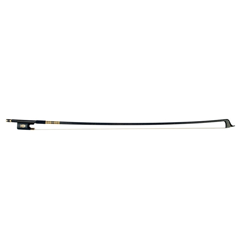 

Cello Bow 4/4 Size Carbon Fiber with Gold Braided Ebony Frog High Quality for 4/4 Cello Violin Family Instruments