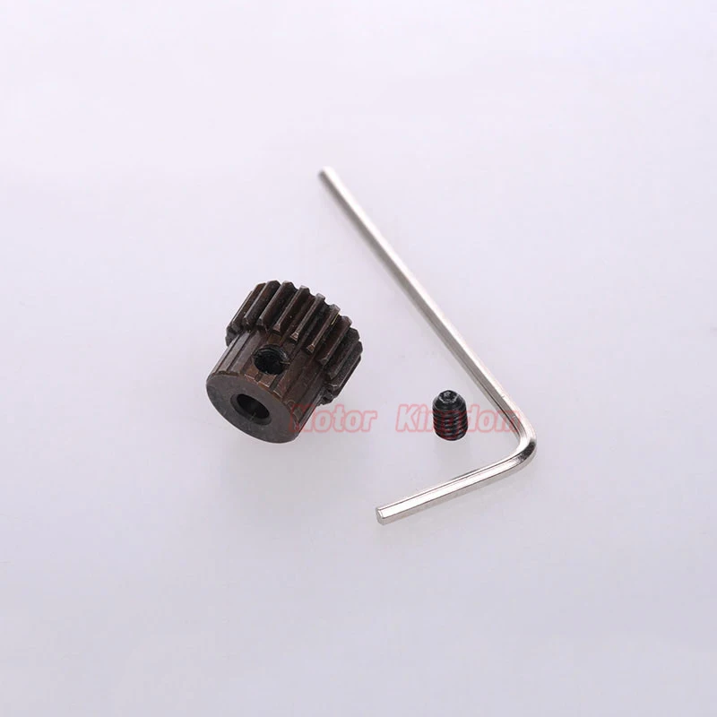 Motor Gear Transmission Gear 3mm/4mm/5mm/6mm Aperture Jbckscrew Wrench for Motor shaft Axis Rod Steel Metal 20 Teeth Gear 0.5 Module