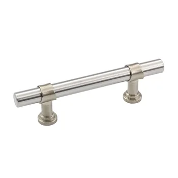 Goldenwarm Cabinet Handles Brushed Nickel Drawer Pulls T Bar Furniture Handle Modern Kitchen Hardware Cupboard Door Knobs