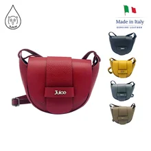 JUICE зима, Сделано в Италии, натуральная кожа Toscana, женская сумка, через плечо, dollaro кожа мягкая кожа 112149