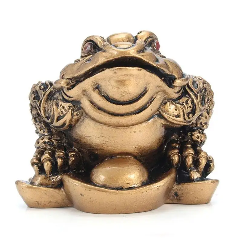 Hot New Chinese Feng Shui Money Lucky Fortune Wealth Frog Toad Coin Home Decoration Office Gifts | Дом и сад