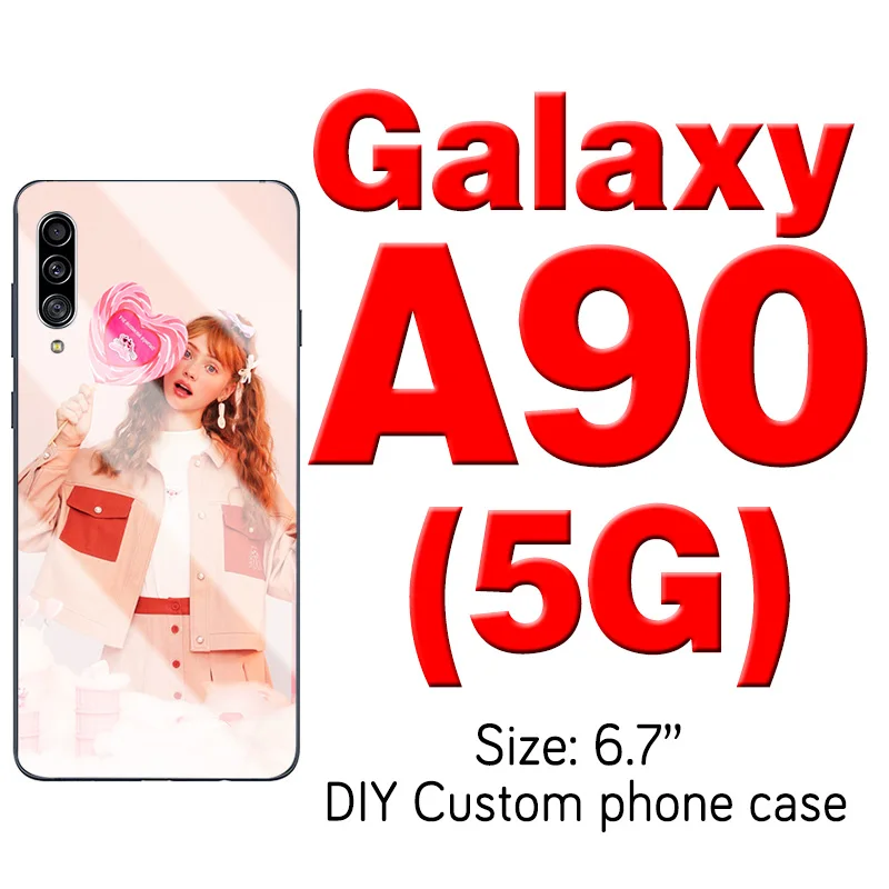 Заказанное кольцо чехол для телефона для samsung Galaxy S10 S9 S8 Примечание 10 плюс A70 A50 A40 A10 A6 M20 настроенное покрытие фоторамка - Цвет: Samsung  A90 5G
