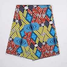 Африканская ткань красочные печати ткань пейджер высокого качества голландский воск 6 ярдов \ Лот