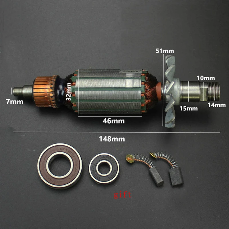 AC220 240V якорь роторный заменить для Makita 3701 обрезной станок ротор