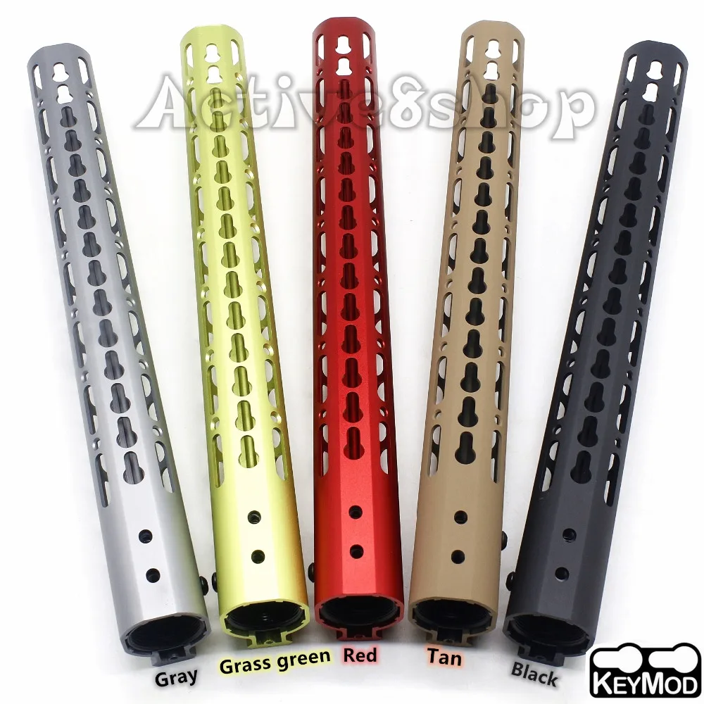4 вида цветов 1" дюймовый Keymod Handguard Rail Free Float Mount system Сверхлегкий стиль подходит. Серия 223/5. 56 AR-15