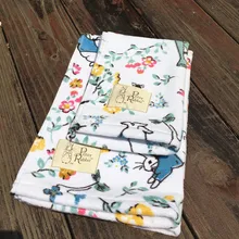 Большое полотенце в европейском и американском стиле, мягкое впитывающее полотенце с рисунком кролика из мультфильма, плотное полотенце из чистого хлопка, полотенце для вытирания лица