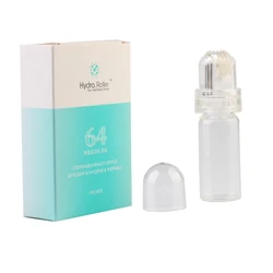 Free Shipping Microneedle Derma Roller System Hydra Roller With Serum 64 Needles Hydra Roller