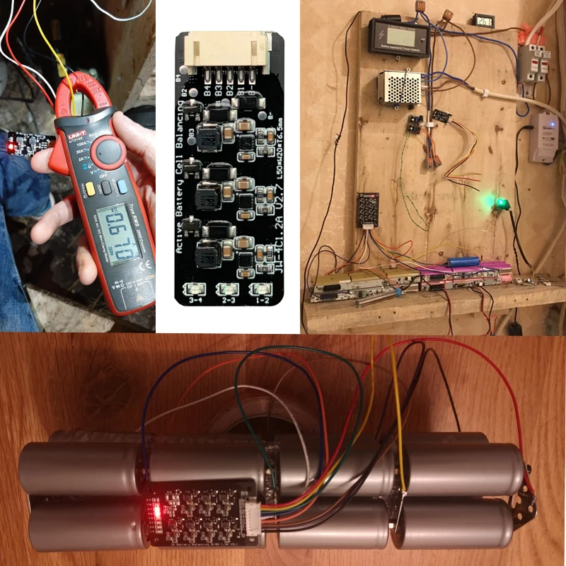 Активный балансир 3 S-17 S BMS батарея активный эквалайзер Lipo Lifepo4 LTO BMS 1.2A баланс 3S 4S 6S 7S 9S 10S 12S 13S 16S 17S DIY Kit
