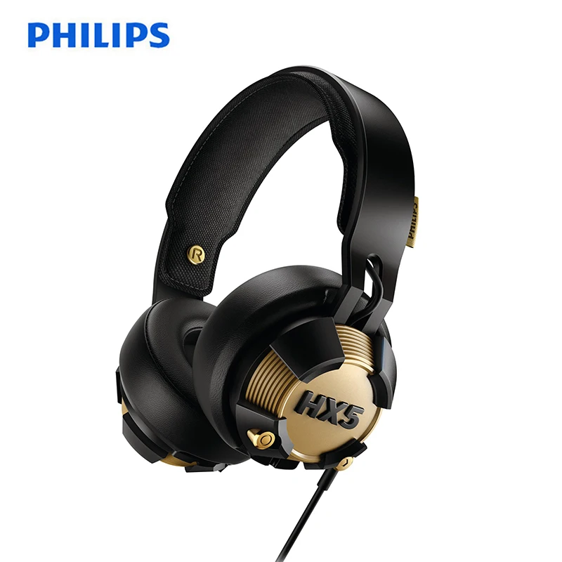 Профессиональные Philips SHX50 наушников с яркий светодиодный компьютерная игровая