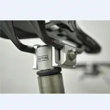 Складная подседельная труба для велосипеда прокладка Цанга для велосипеда brompton углеродное седло дорожка 8-9,5 мм черный, серебристый