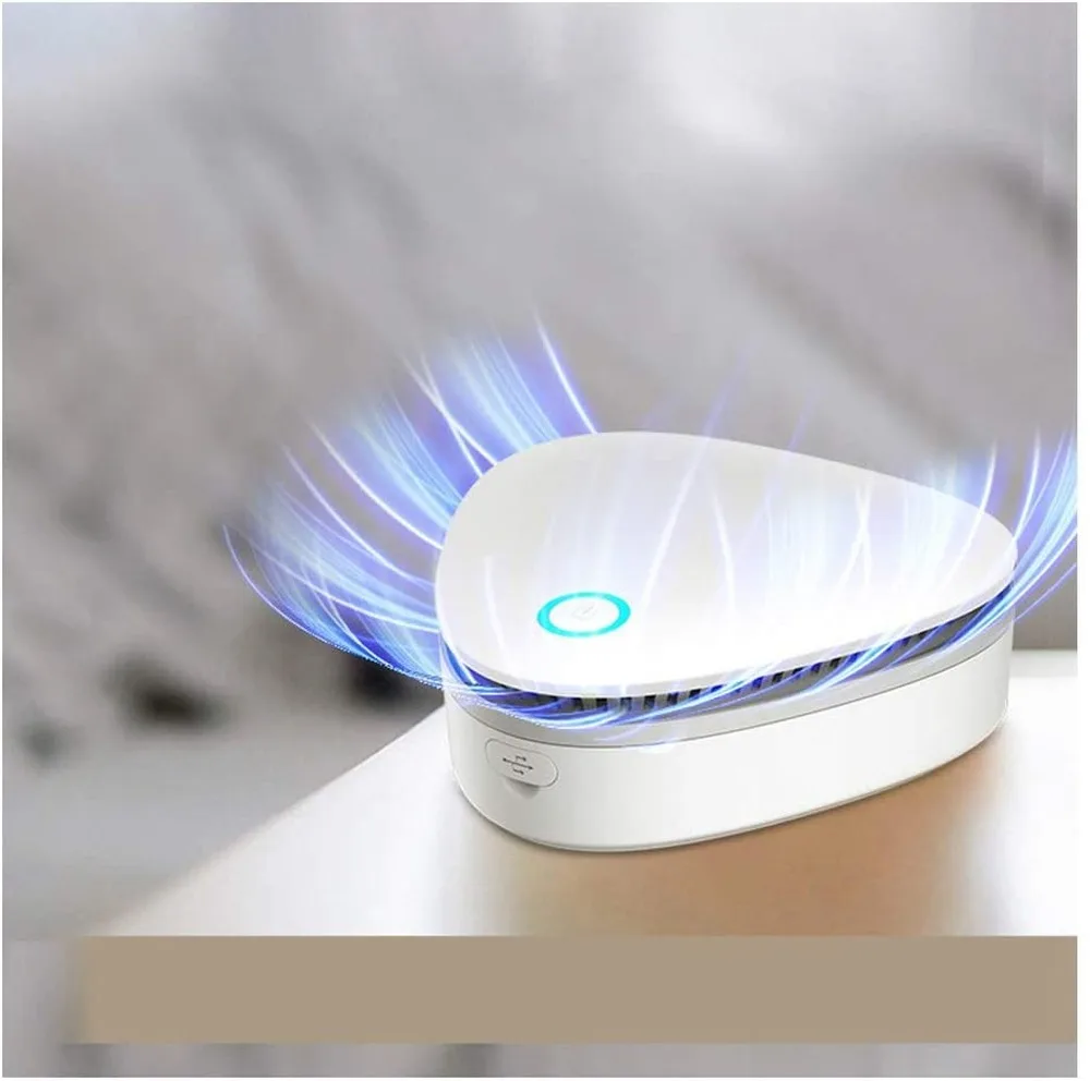 

Portable Ozone Air Purifier White Disinfection Sterilization Box USB Rechargeable 99% Sterilization Rate for Preservation