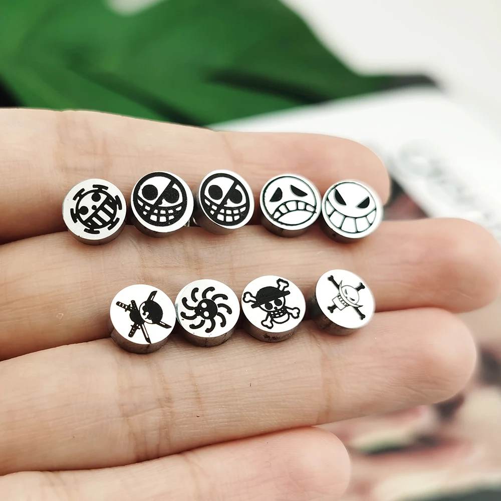 One Piece Portgas D Ace Earrings One piece Merchandise Up to 80
