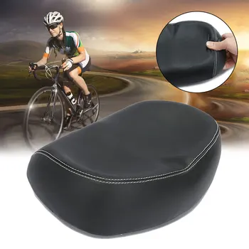 

Elastic Replacement Easy Install Wide Large Cycling Cushion Double Layer Ergonomic Wear Resistant Outdoor Bicycle Saddle Seat