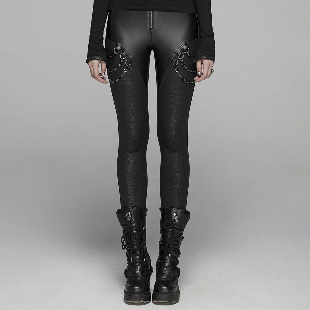 faux leather skinny leggings
