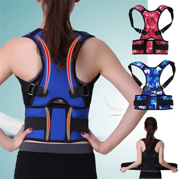 

Magnetic Back Shoulder Posture Corrector Brace Belt Support Adjustable For Men Women upper Back Support Corrector Unisex